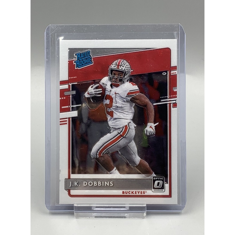 JK DOBBINS 2020 Chronicles DRAFT Donruss OPTIC RC #8 RAVENS Rookie J.K.